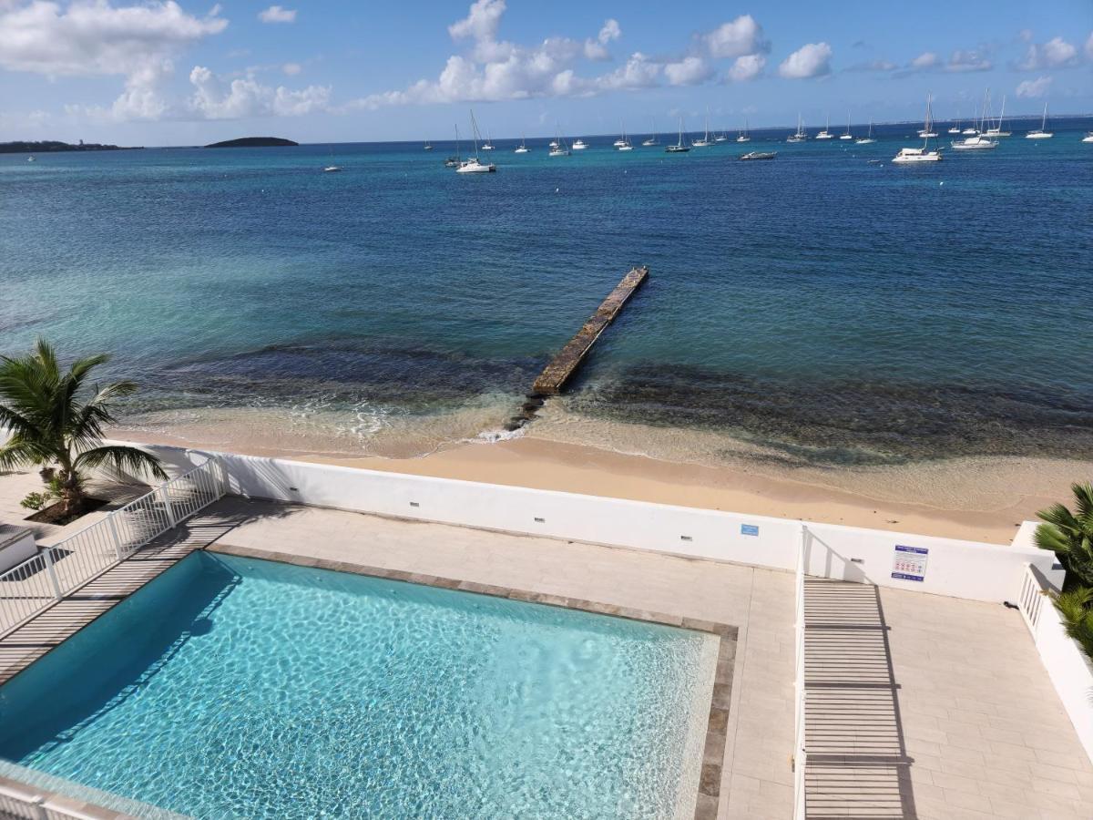 Beau Duplex Vue Mer Avec Piscine Et Acces Plage マリゴ エクステリア 写真